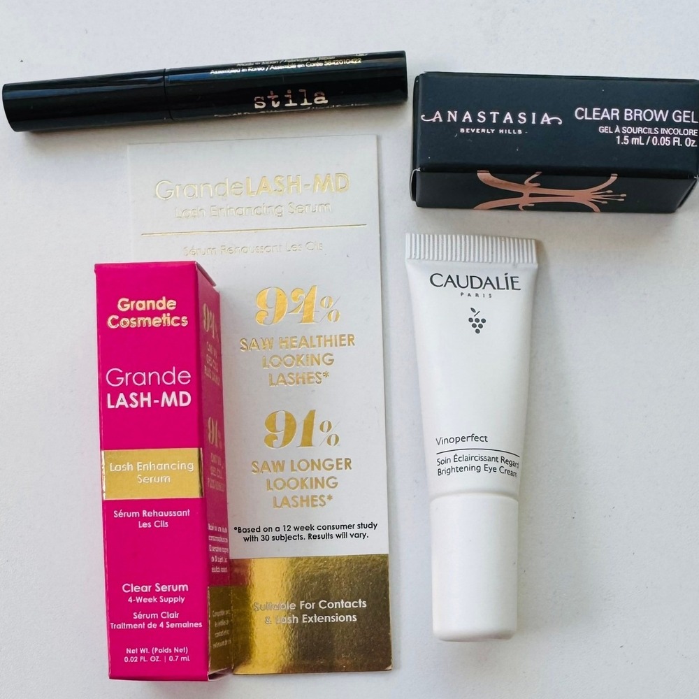 Stila, Anastasia Beverly Hills, Caudalie, Grande Cosmetics Lash Eye Pamper Mini